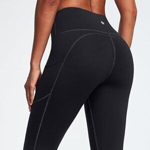 IUGA Fleece Lined Leggings with Pockets for Women sz small
